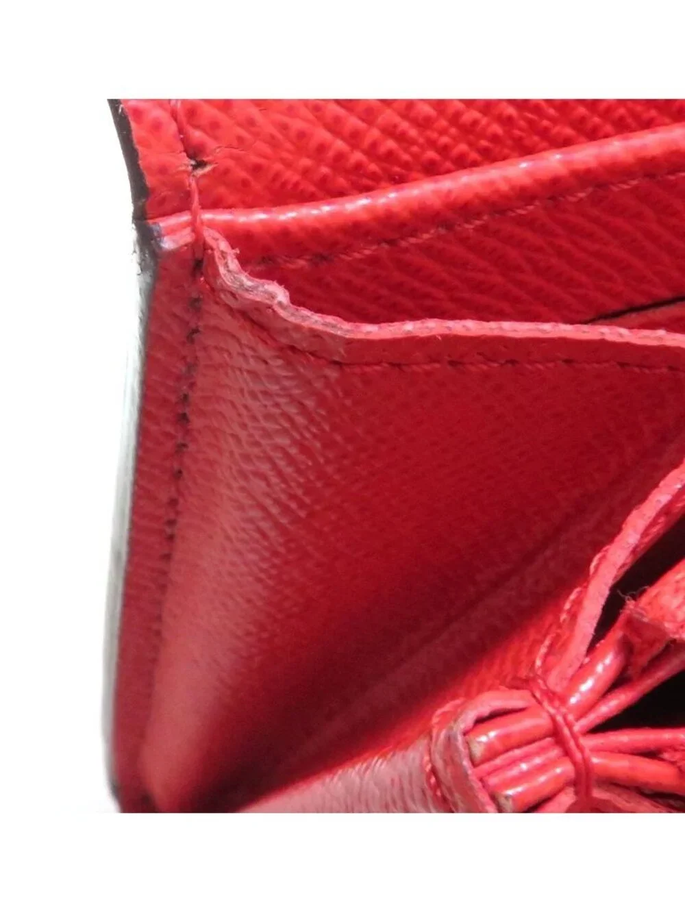 Louis Vuitton Portefeuille Sarah Monogram Coquelicot Wallet Canvas Brown